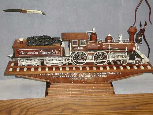 Picture of The Commodore Vanderbilt one of the trains Mr. Warther 