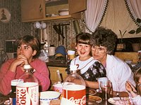 grandchildren granny at old Dowel house aug 88