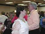 Ron and Sandra dancing together during the Saturday night dance.