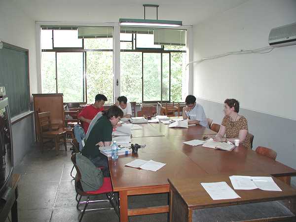 Sandra's Korea University Grad Students in Class